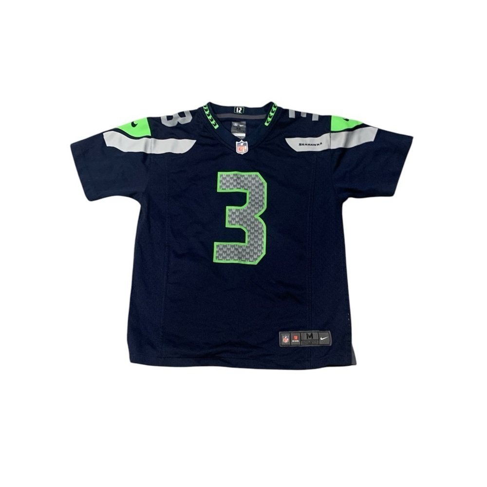 NFL Seattle Seahawks 3 Jersey Boys Size Medium 10-12